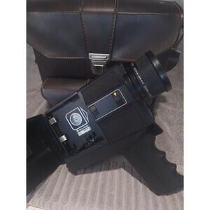 Bell & Howell Filmosonic Super 8 Sound Camera w Case 8.5-24mm Zoom- Needs Svc